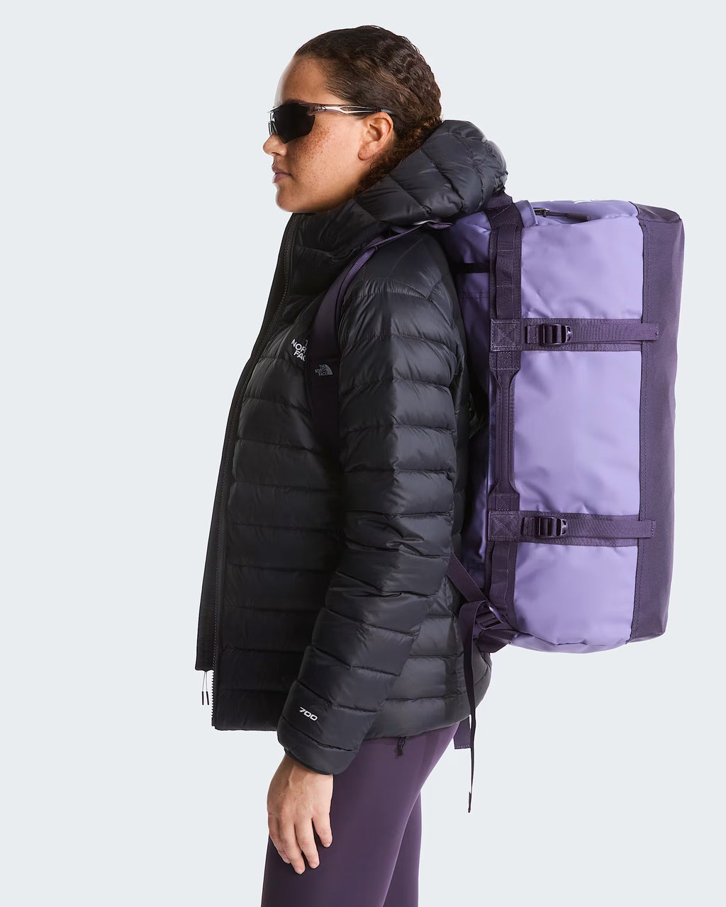 The North Face Base Camp Duffel 50L – S  Grounded Plum-Endless Dusk