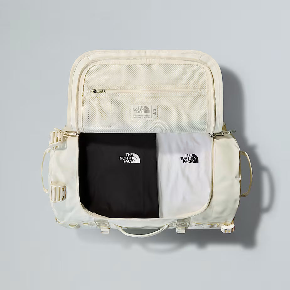 THE NORTH FACE Base Camp Duffel S bag (50lt) – WHITE DUNE/TNF WHITE