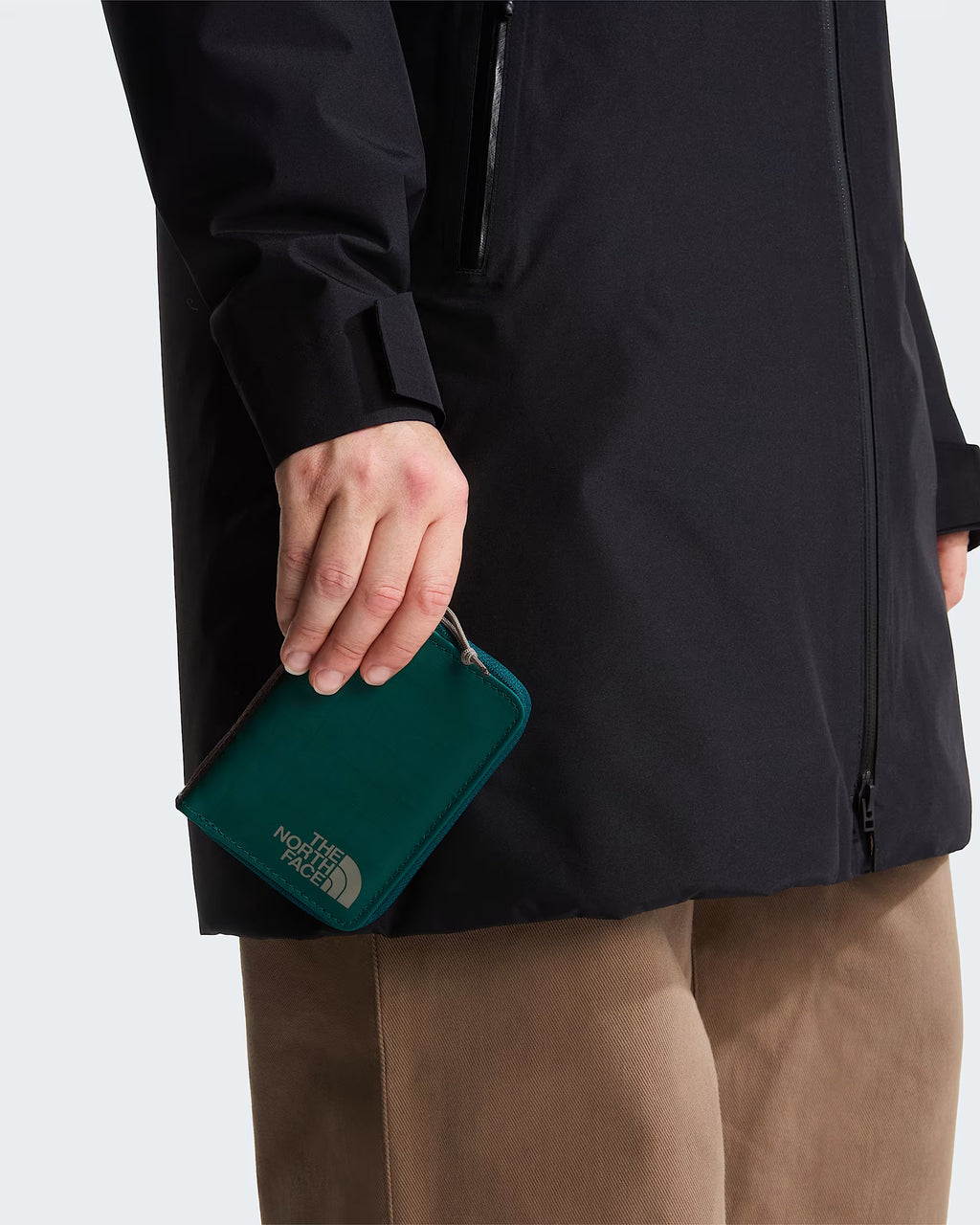 The North Face Base Camp Voyager Wallet - Pacific Teal-Dark Chestnut-Stone Slab