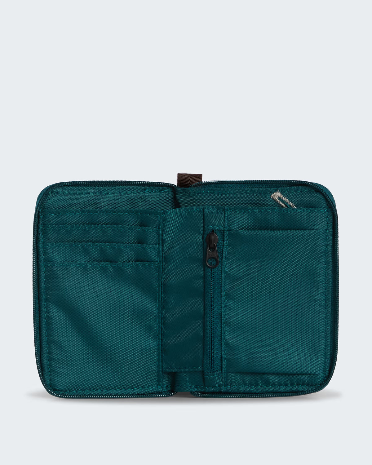 The North Face Base Camp Voyager Wallet - Pacific Teal-Dark Chestnut-Stone Slab