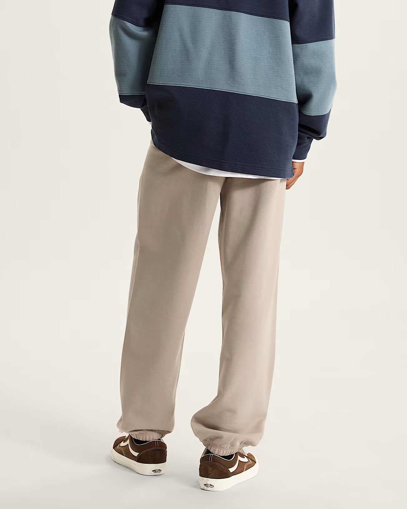VANS Blocked Box Tracksuit Pants - BEIGE