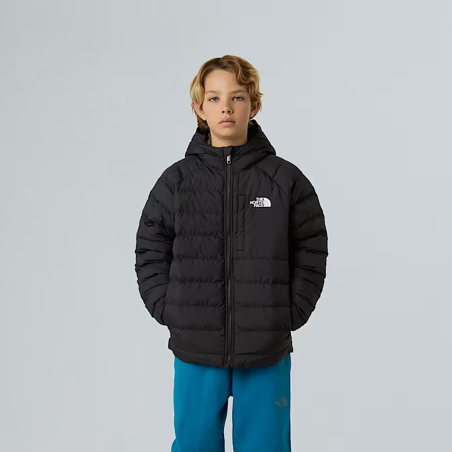 THE NORTH FACE Boys' Perrito Reversible Jacket - TNF Black-Smoked Pearl