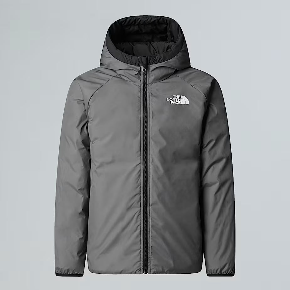 THE NORTH FACE Boys' Perrito Reversible Jacket - TNF Black-Smoked Pearl