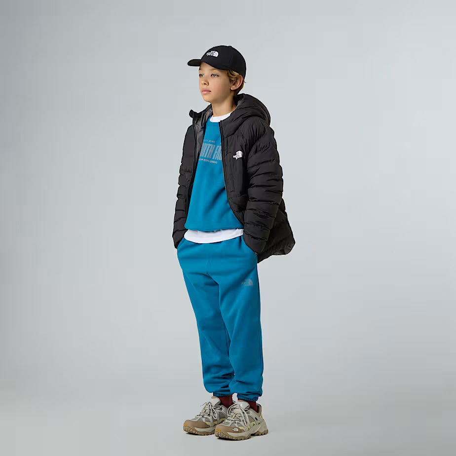 THE NORTH FACE Boys' Perrito Reversible Jacket - TNF Black-Smoked Pearl