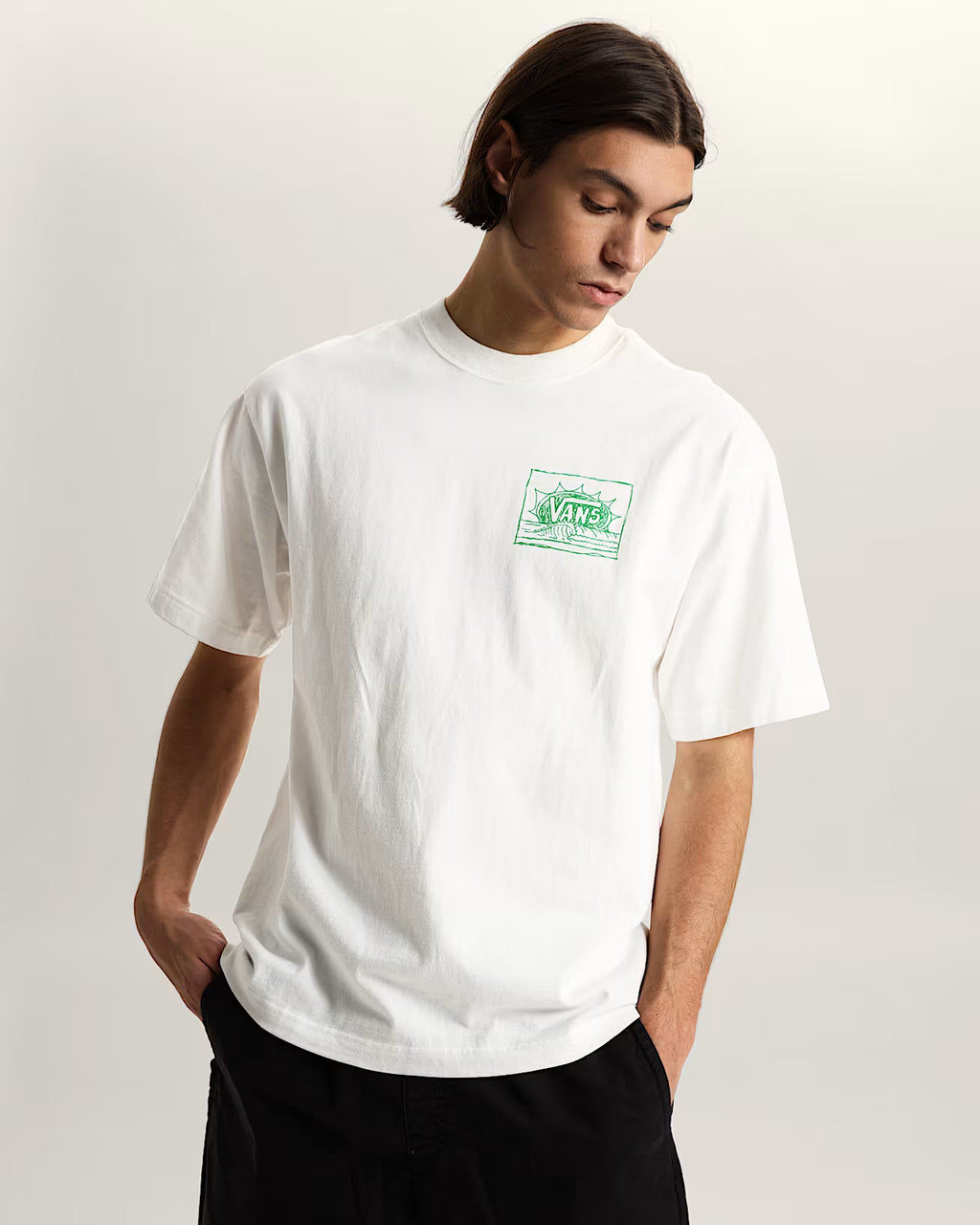 Vans Bright Day T-Shirt Uomo - White