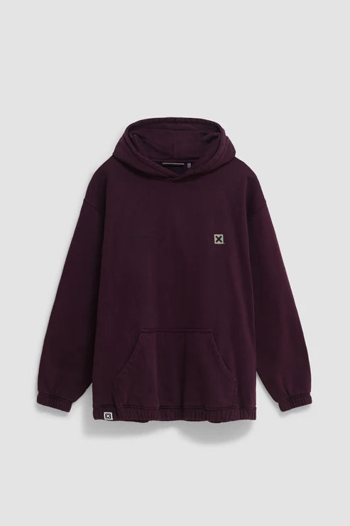 Blue Banana Cherry Pike Hoodie Unisex – Felpa Oversize Effetto Lavato 400 GSM