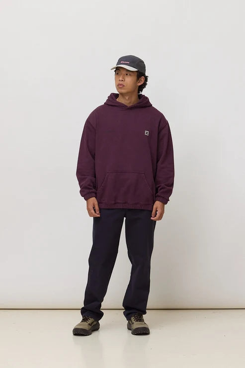Blue Banana Cherry Pike Hoodie Unisex – Felpa Oversize Effetto Lavato 400 GSM
