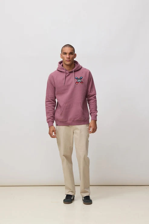 Felpa con Cappuccio in Cotone Biologico Blue Banana - Berry