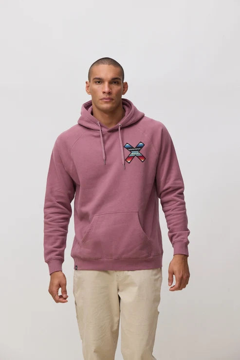 Felpa con Cappuccio in Cotone Biologico Blue Banana - Berry