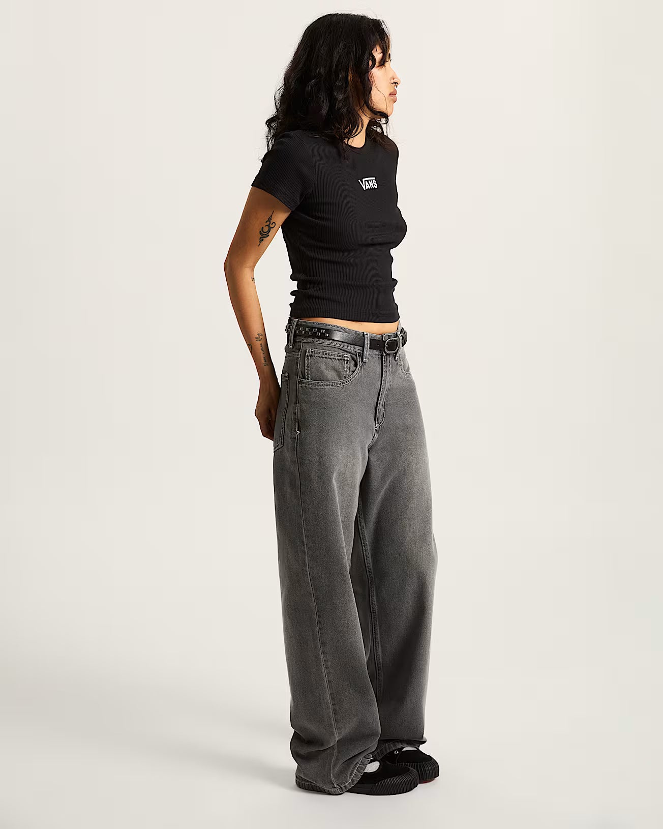 Vans Cameron T-Shirt Donna - Black