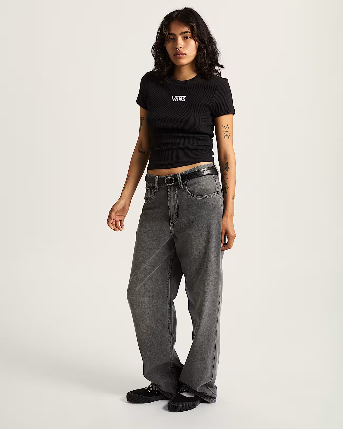 Vans Cameron T-Shirt Donna - Black