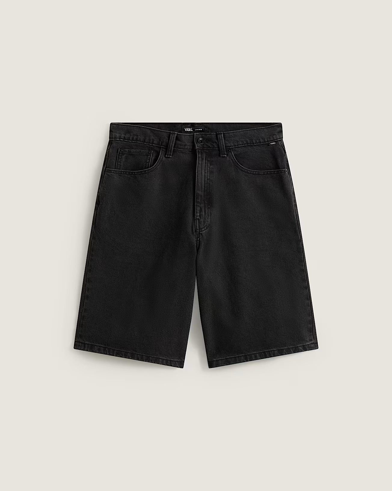🩳 Vans Pantaloncini Baggy in Denim Check-5 - Black
