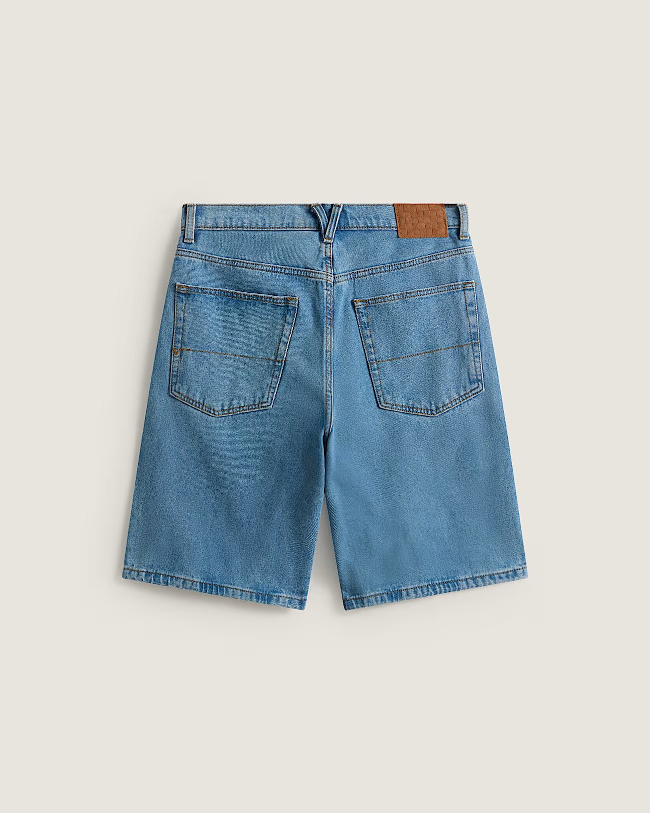 🩳 Vans Pantaloncini Baggy in Denim Check-5 Blu