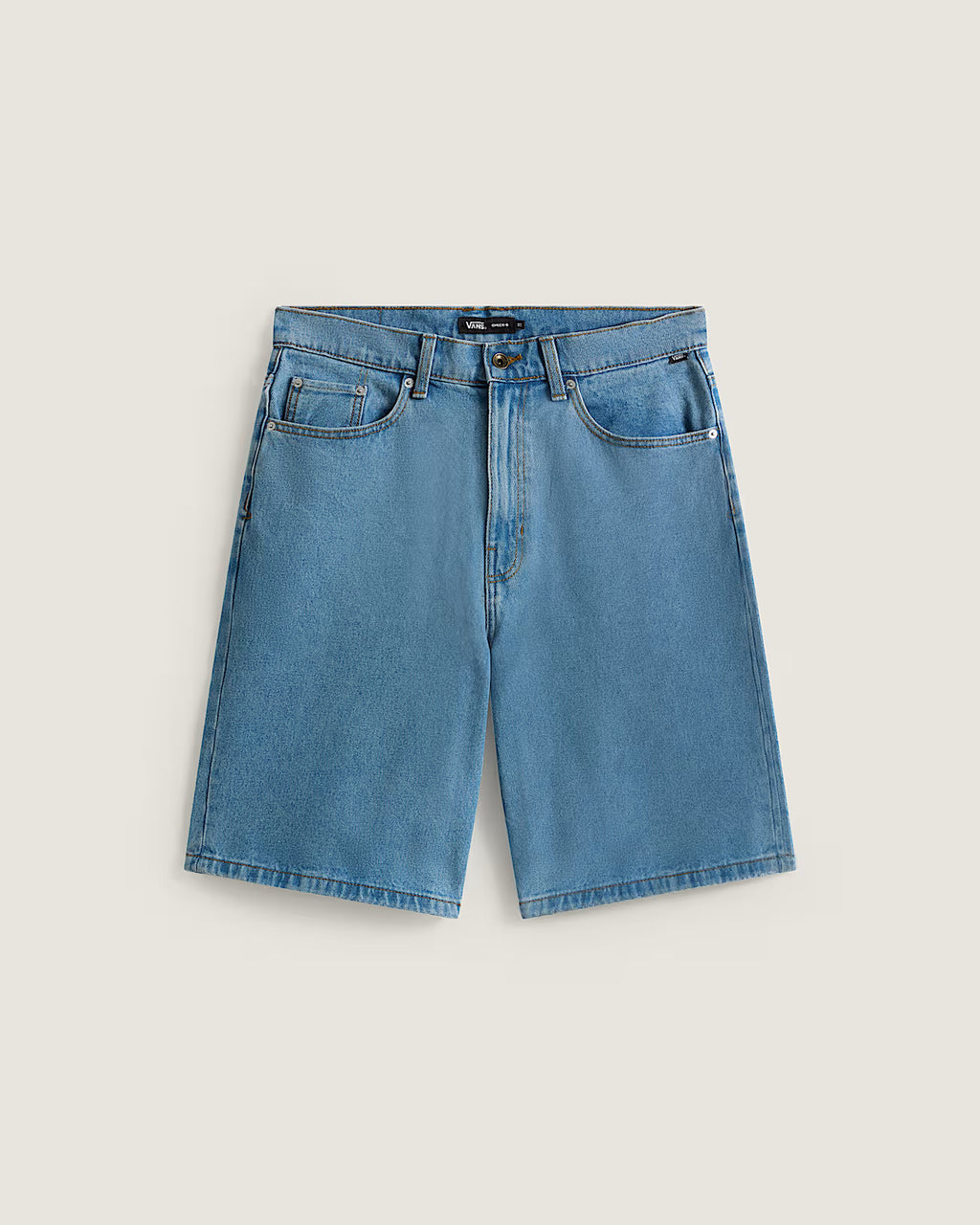 🩳 Vans Pantaloncini Baggy in Denim Check-5 Blu