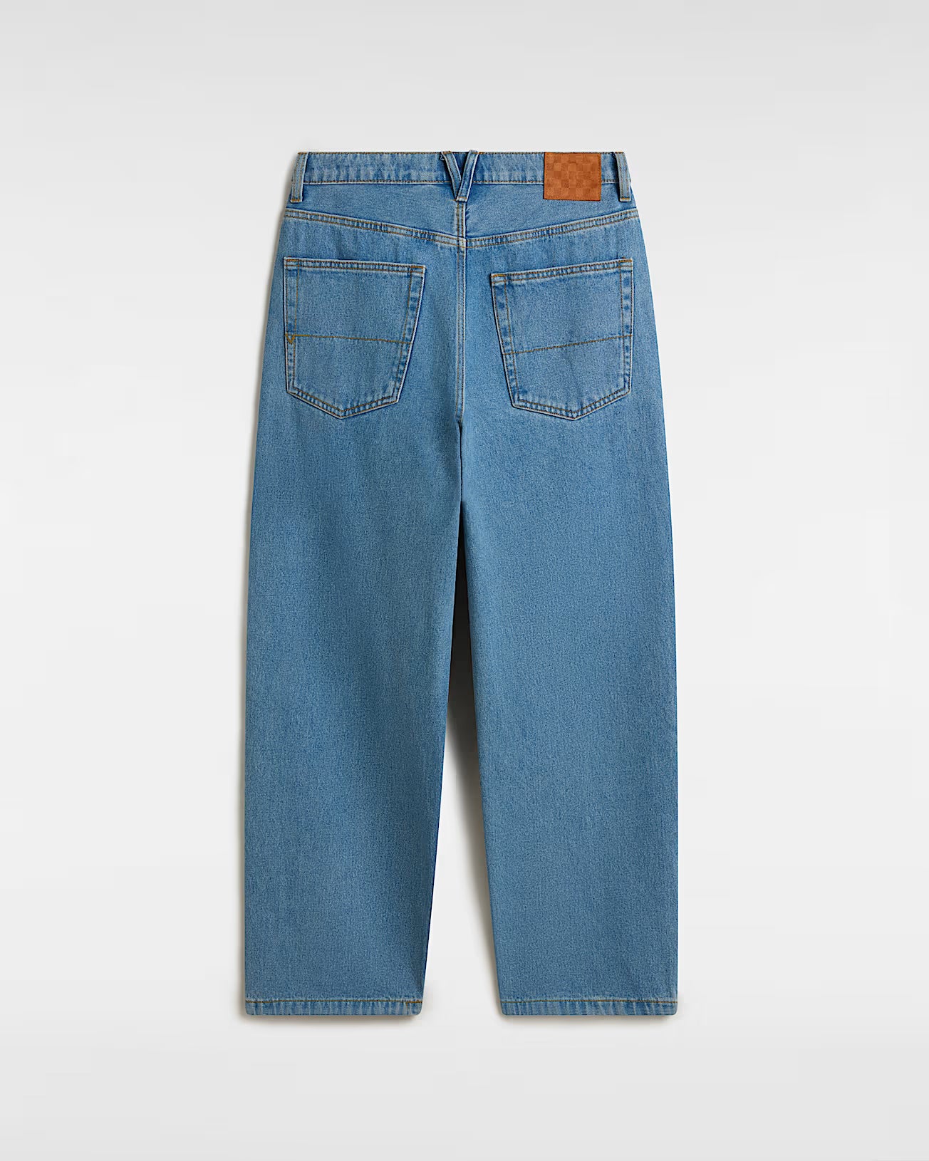 Pantaloni VANS Baggy in Denim Check-5 - DENIM BLUE
