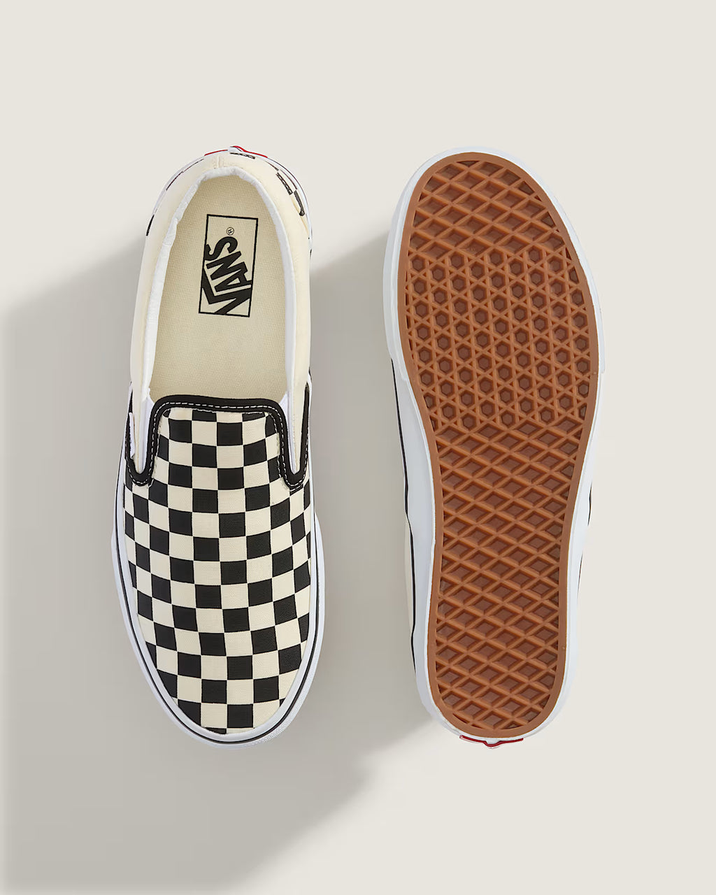 Vans Classic Slip-On – Scarpe Uomo e Donna -  Checker board  Black Off