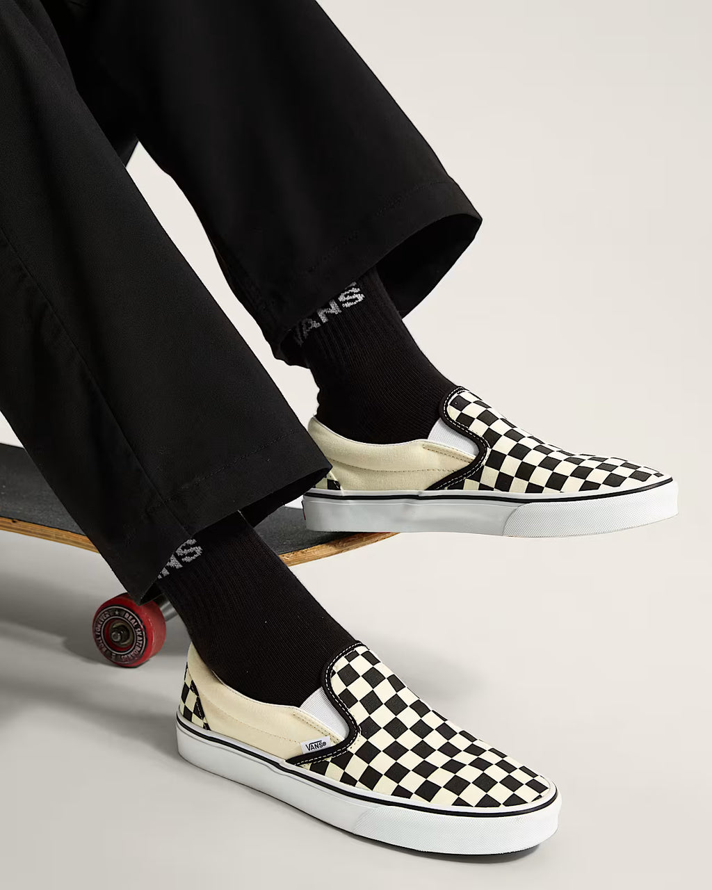Vans Classic Slip-On – Scarpe Uomo e Donna -  Checker board  Black Off