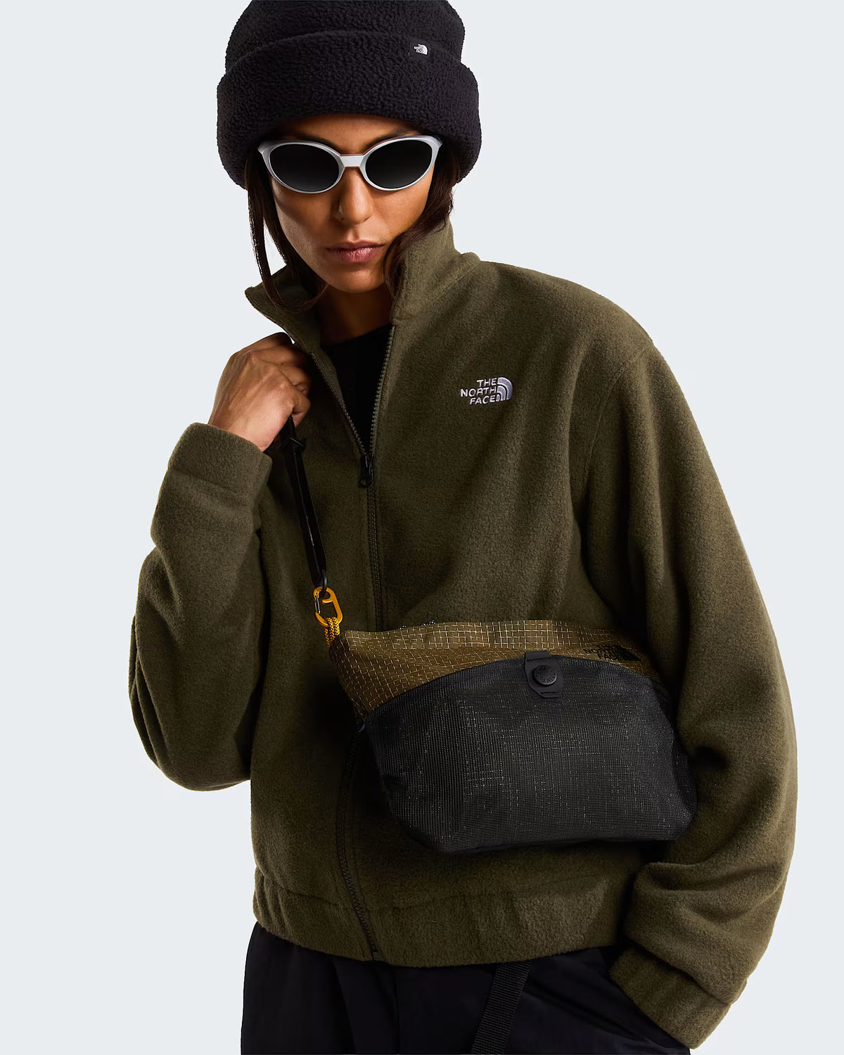 The North Face Clyffe Shoulder Bag 2,5L - Caraway Seed-TNF Black