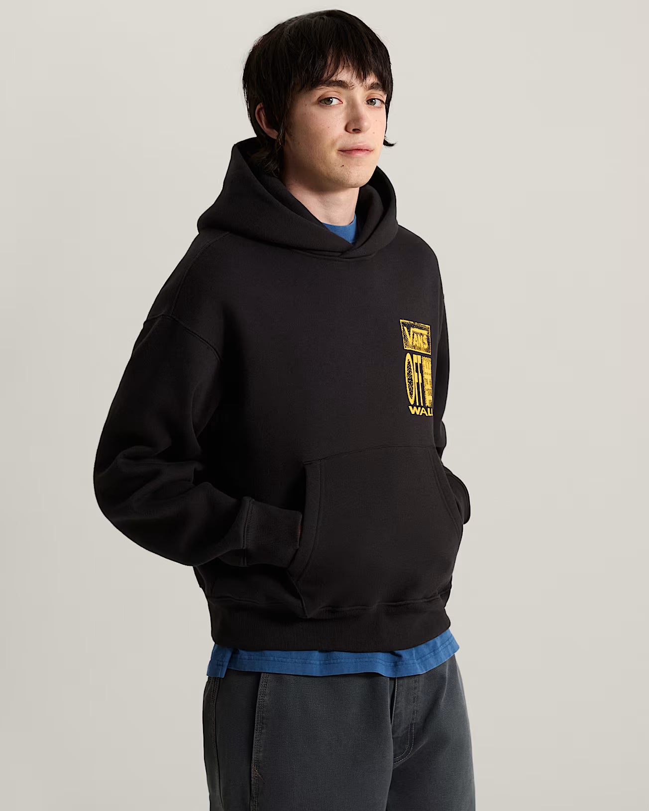 Vans Cut and Paste Pullover – Felpa con Cappuccio Uomo Black