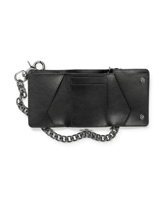 VOLCOM Pistol Leather Wallet – BLACK