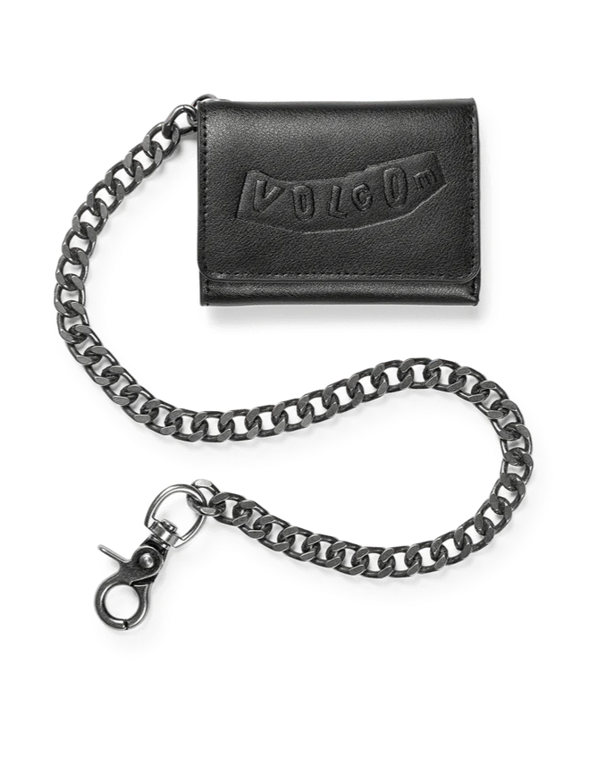 VOLCOM Pistol Leather Wallet – BLACK