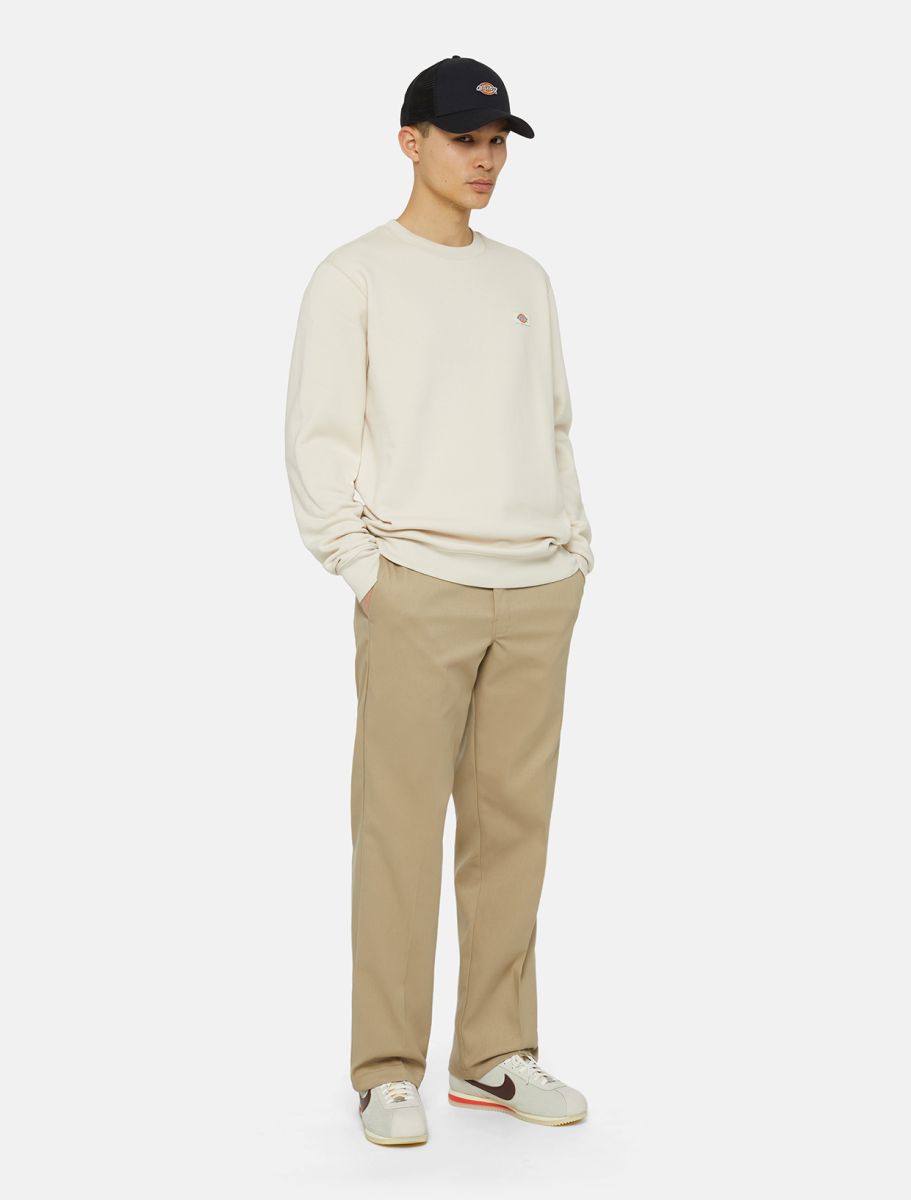 DICKIES Oakport Sweatshirt - WHITE