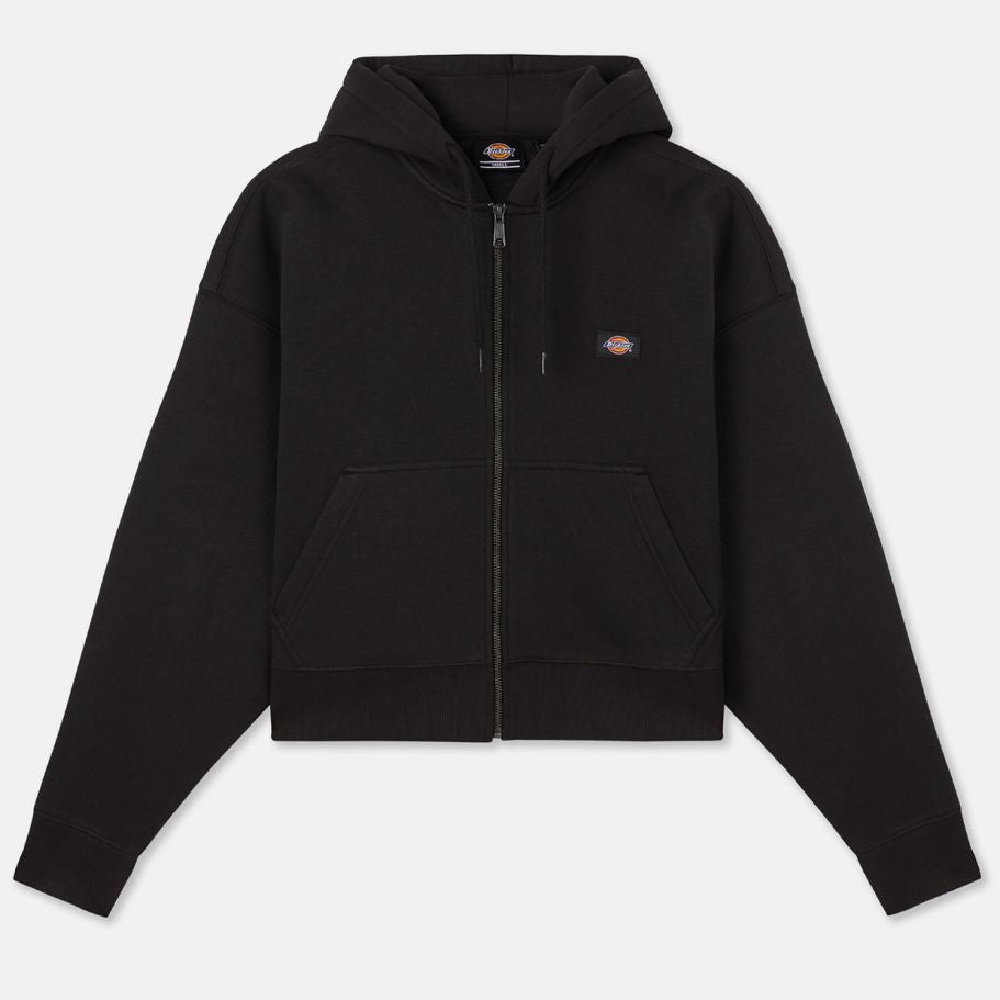 DICKIES Women's Oakport Zip-Up Hoodie - BLACK