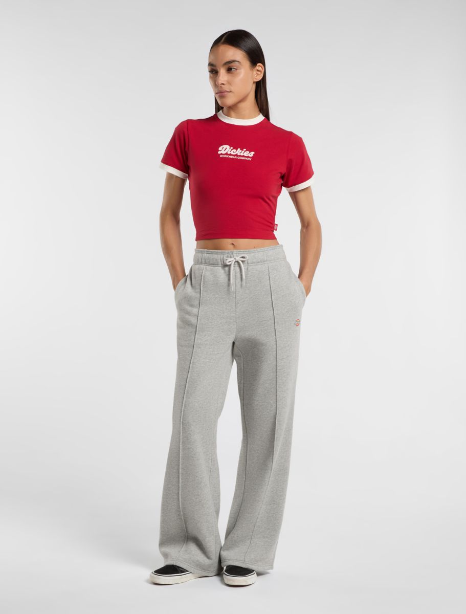 DICKIES Women's Mapleton Straight-Fit Sweatpants - GREY