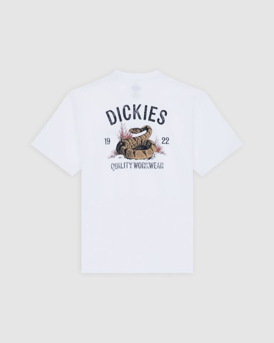 DICKIES Snake WHITE T-Shirt