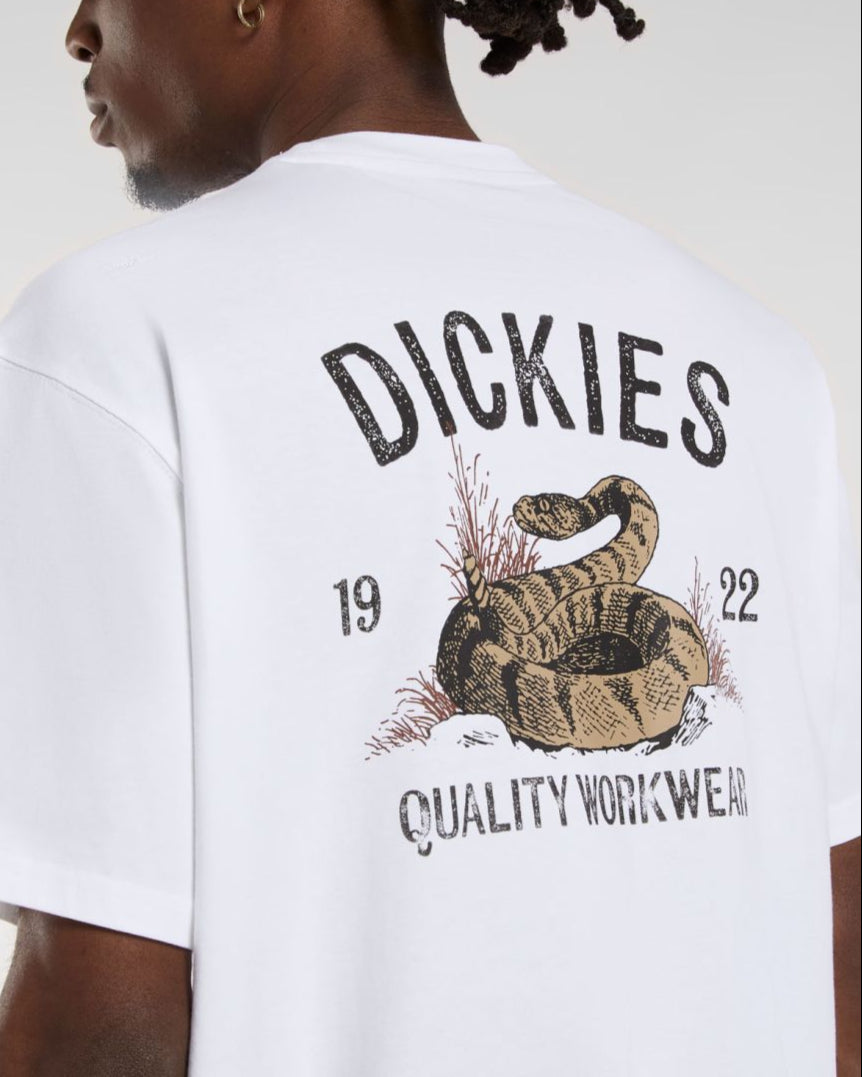 DICKIES Snake WHITE T-Shirt