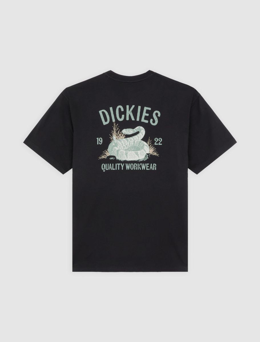 T-Shirt DICKIES Snake NERA