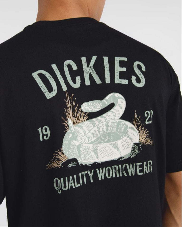 T-Shirt DICKIES Snake NERA