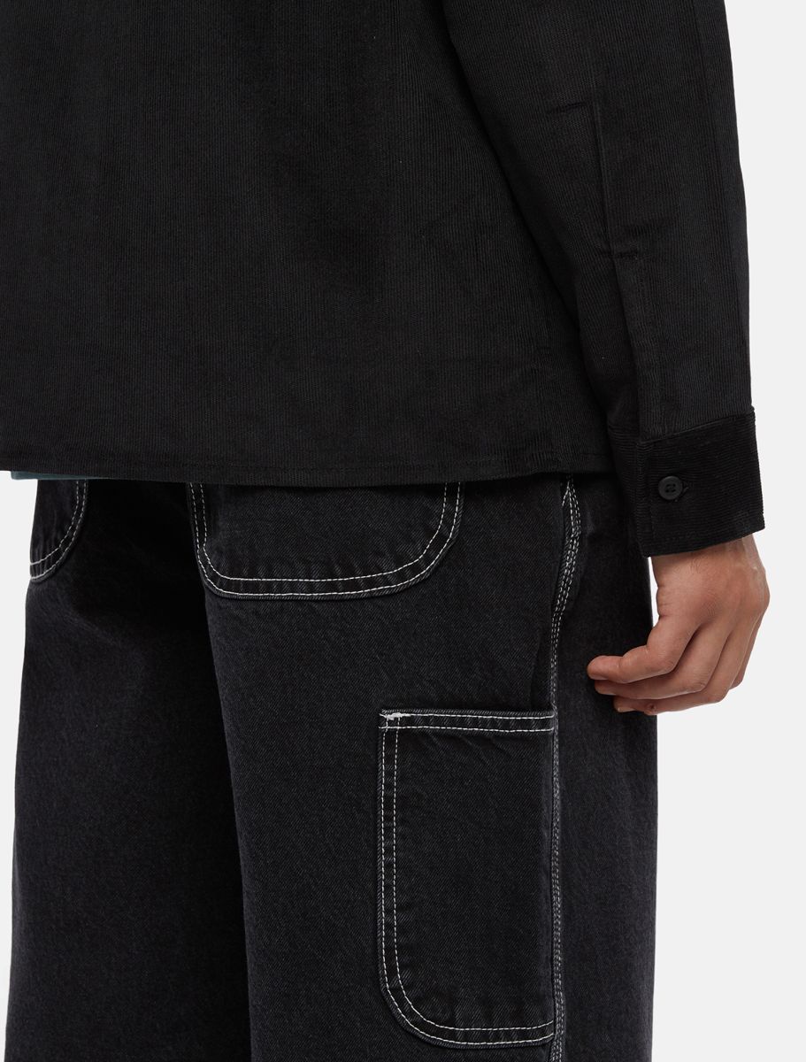 DICKIES Corduroy Shirt - BLACK