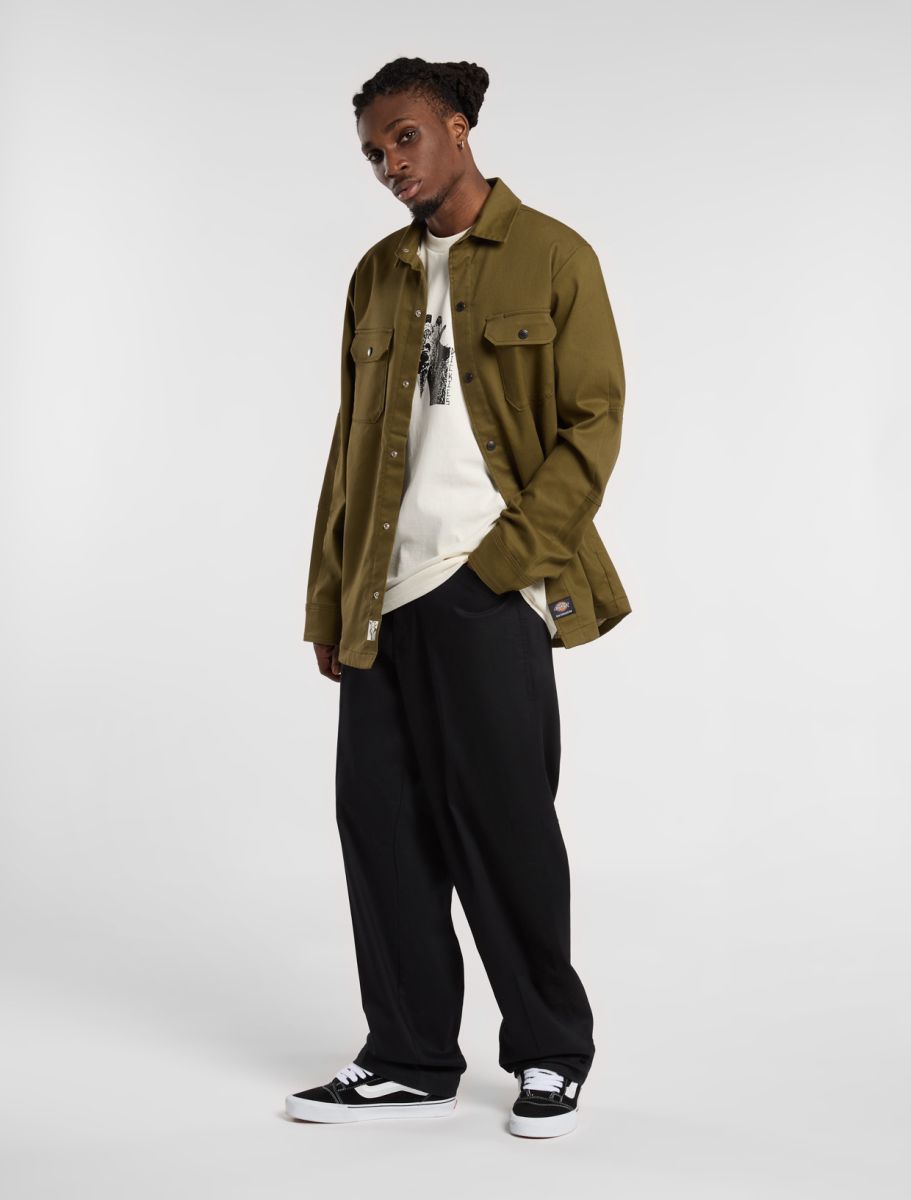 Pantaloni in twill relaxed Mike Anderson – DICKIES - BLACK