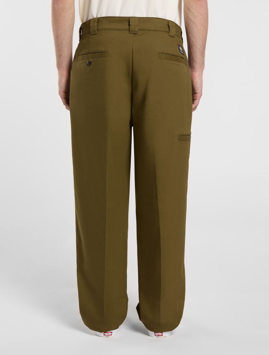 Mike Anderson relaxed twill trousers – DICKIES - DARK OLIVE