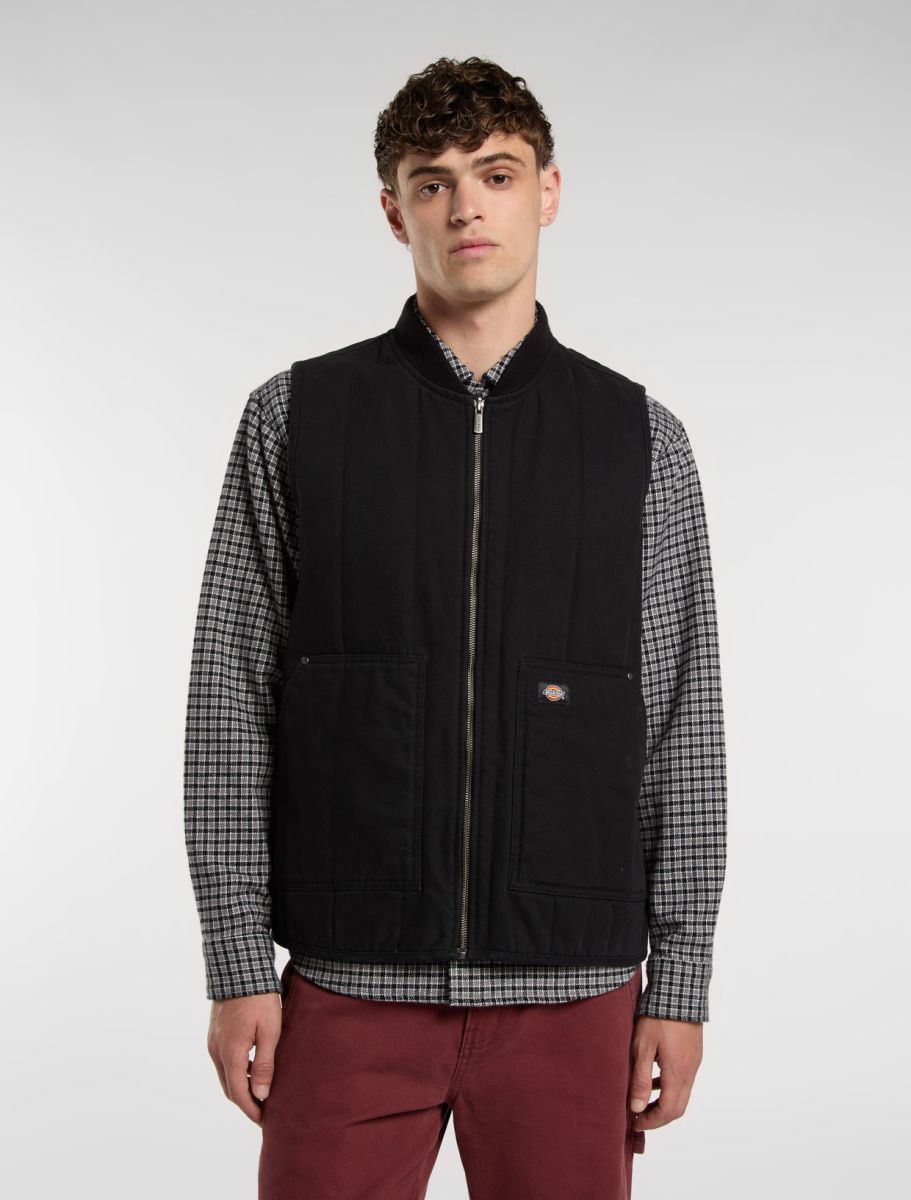 DICKIES Canvas Vest - BLACK