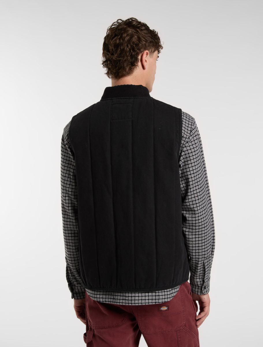 DICKIES Canvas Vest - BLACK
