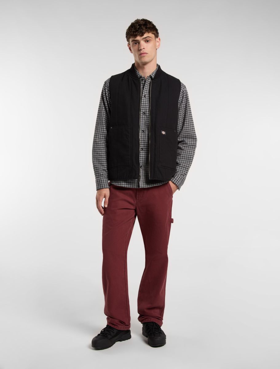 DICKIES Canvas Vest - BLACK