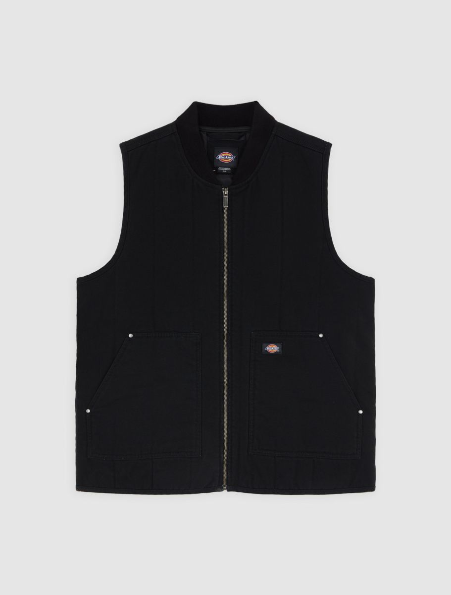DICKIES Canvas Vest - BLACK