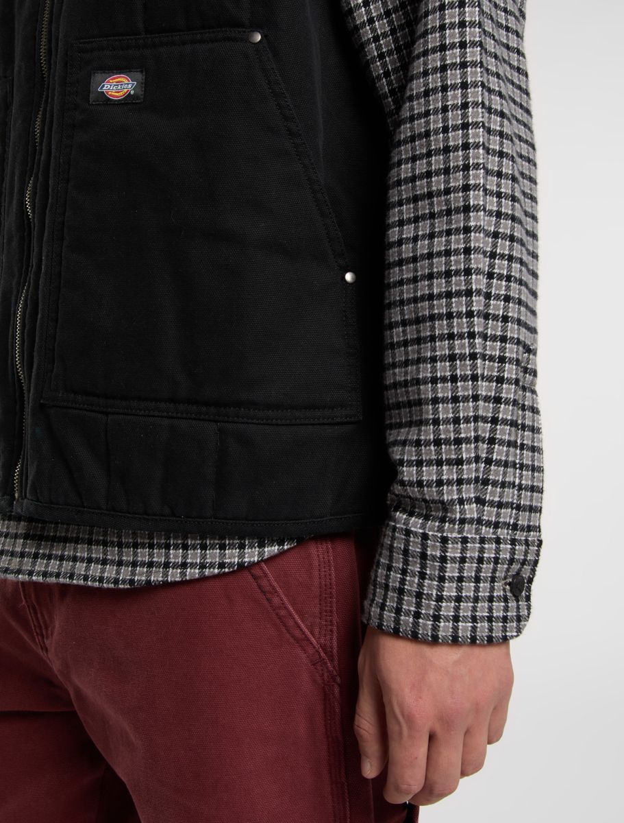 DICKIES Canvas Vest - BLACK