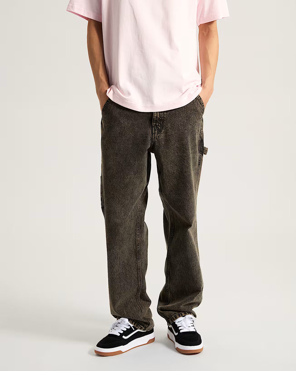 Pantaloni VANS Chore in Drill Carpenter - BAY LEAF