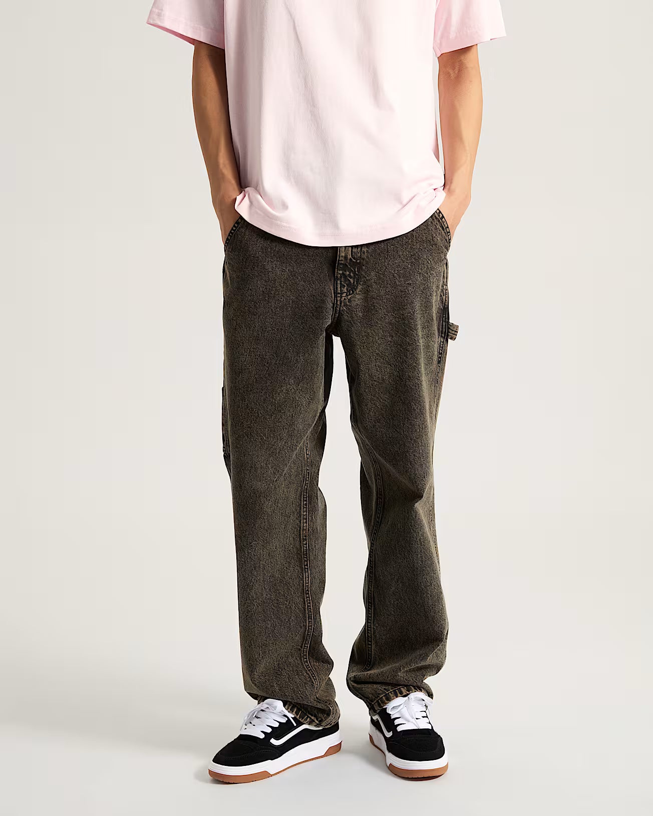 Pantaloni VANS Chore in Drill Carpenter - BAY LEAF