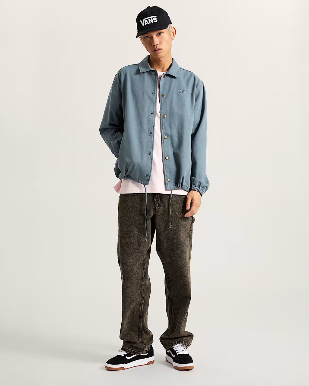 Pantaloni VANS Chore in Drill Carpenter - BAY LEAF