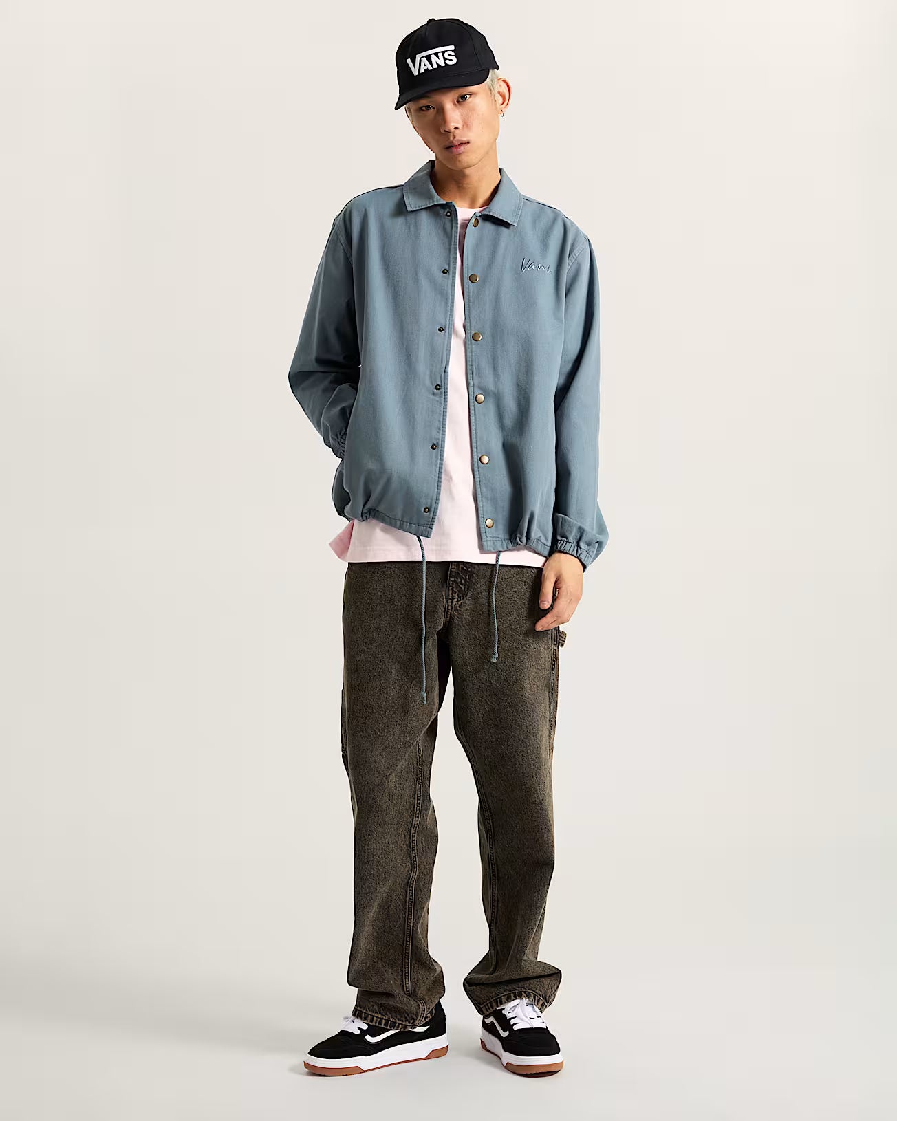 Pantaloni VANS Chore in Drill Carpenter - BAY LEAF