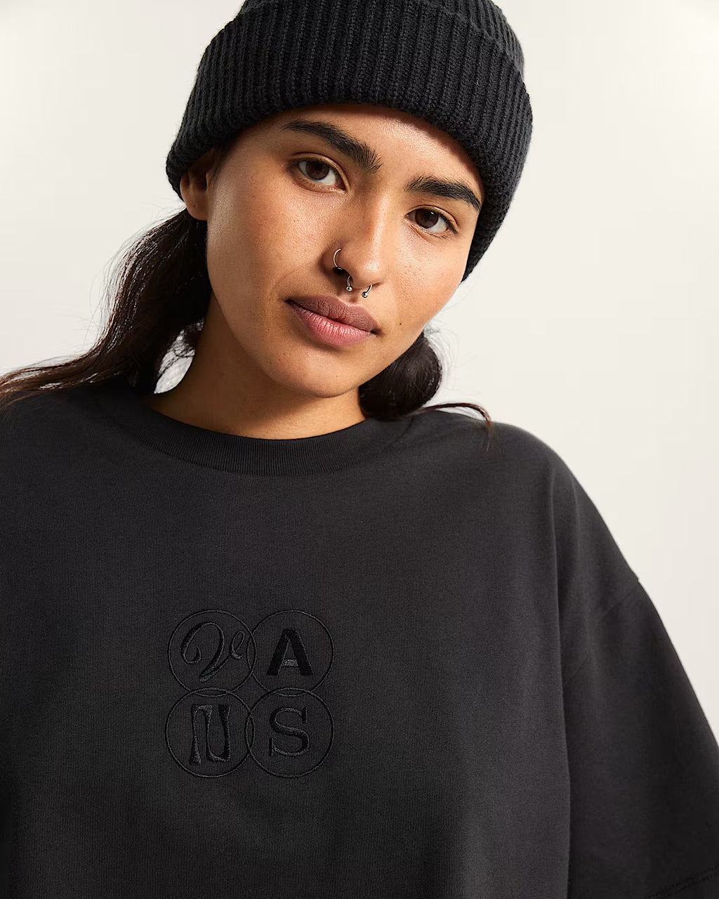 Vans Ellipse Relax Crop SS – T-Shirt  Relaxed Fit - Black