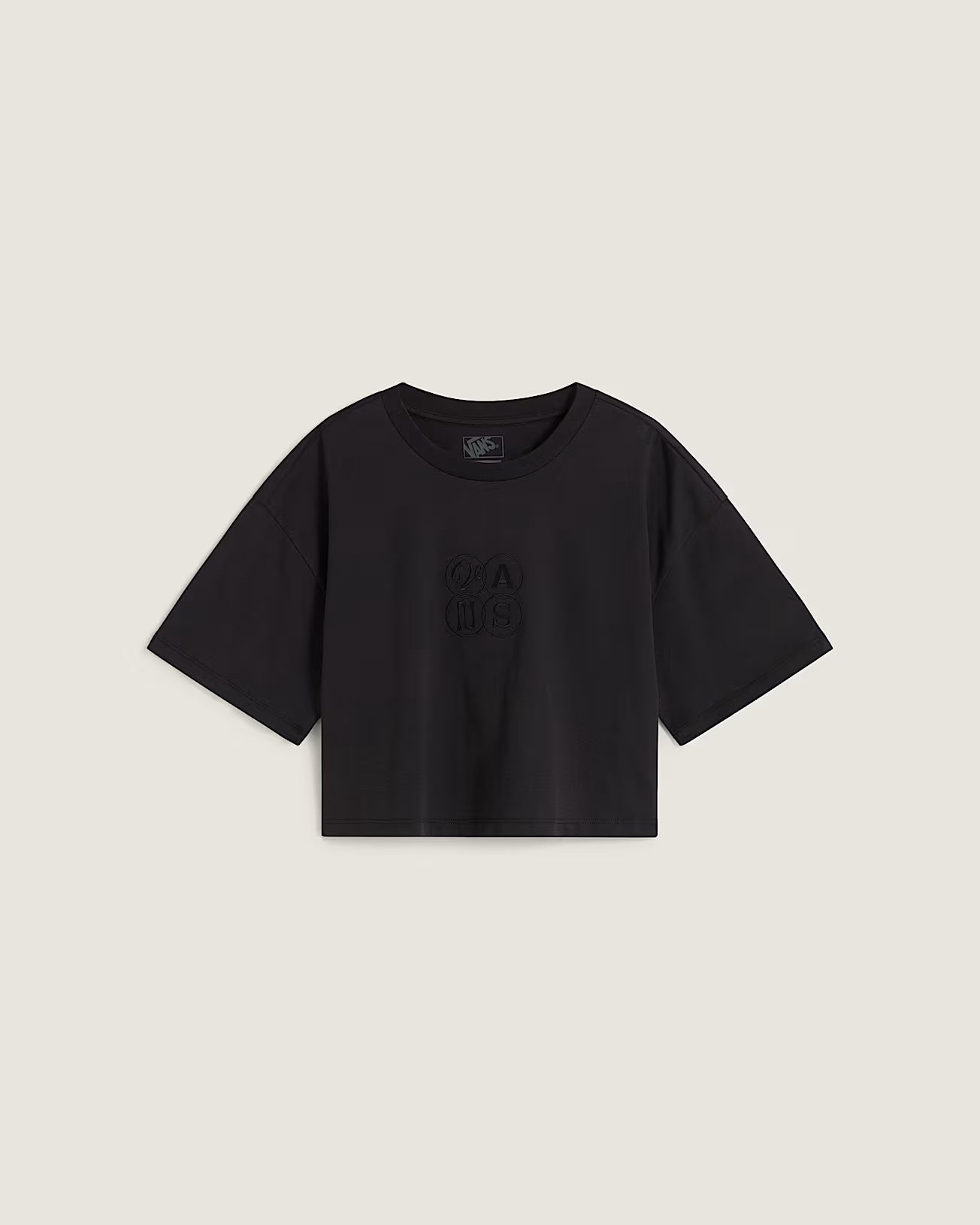 Vans Ellipse Relax Crop SS – T-Shirt  Relaxed Fit - Black