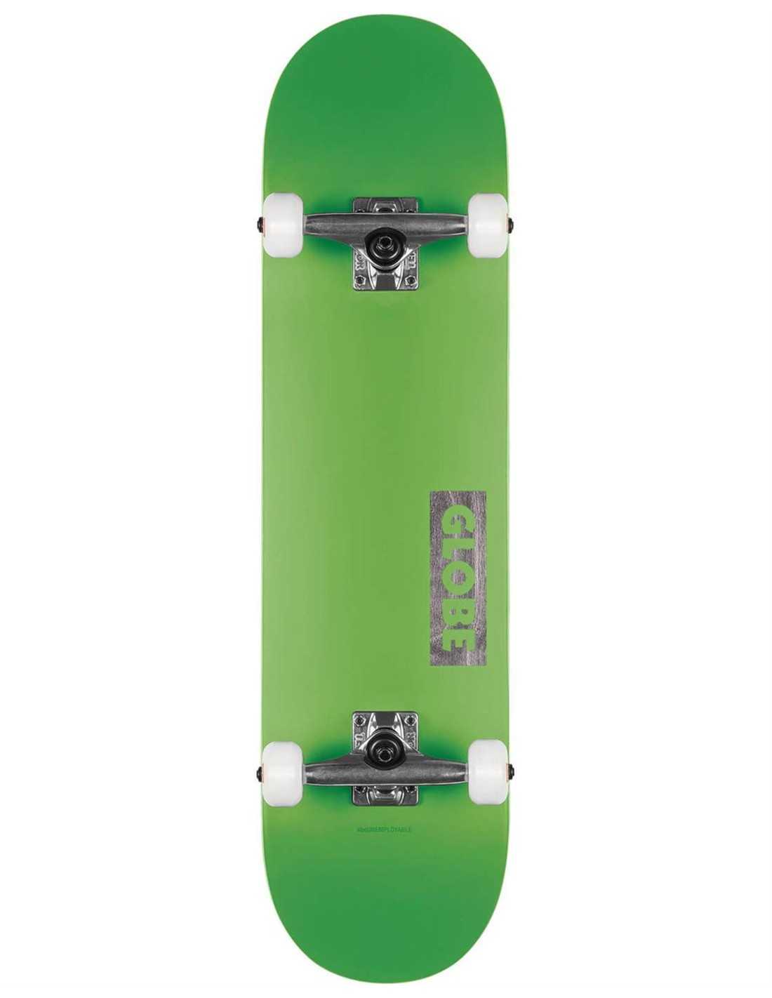 GLOBE Goodstock 8" NEON GREEN Complete Skateboard