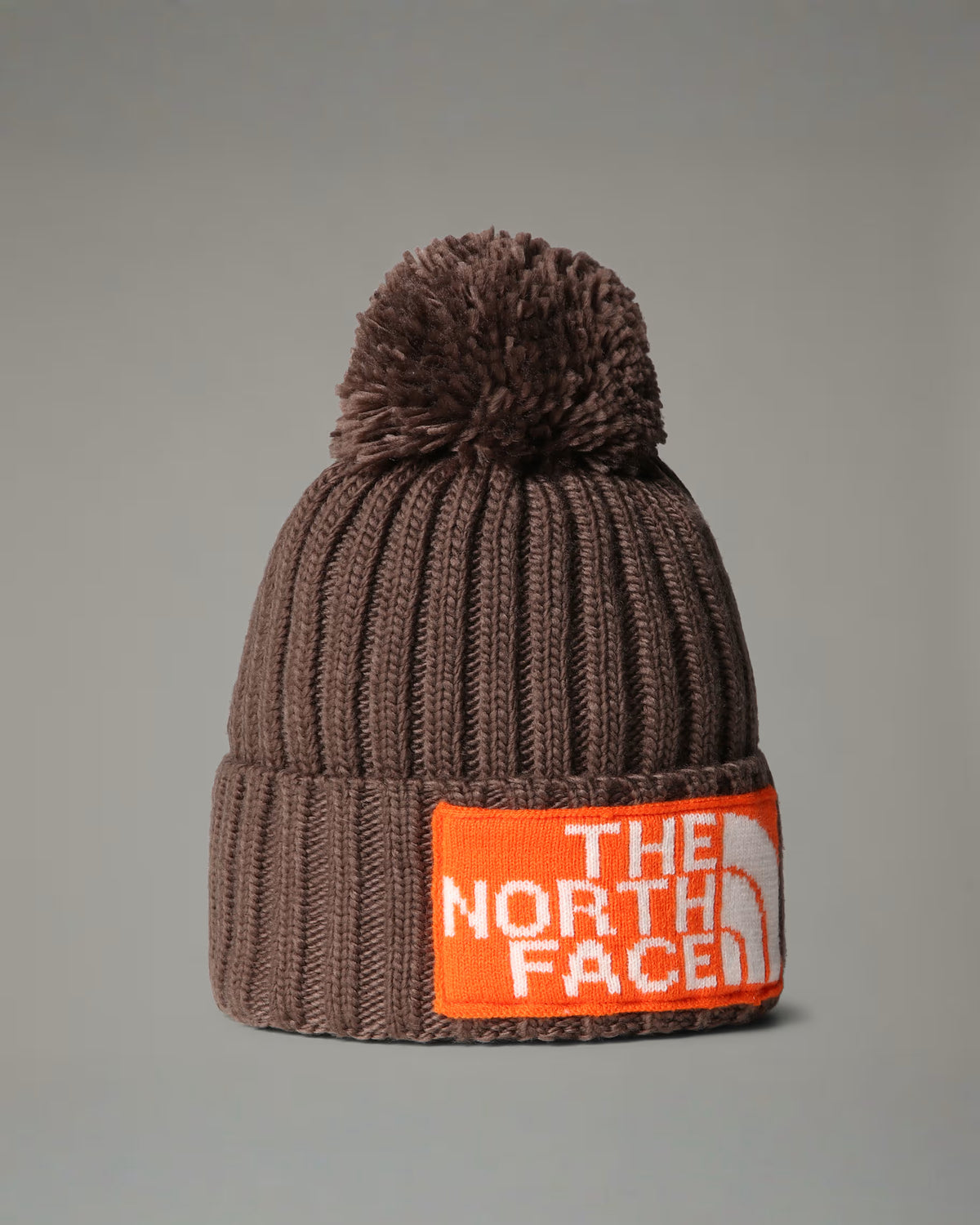 Cappello The North Face Heritage Ski Tuke Beanie - Smokey Brown-TNF Orange