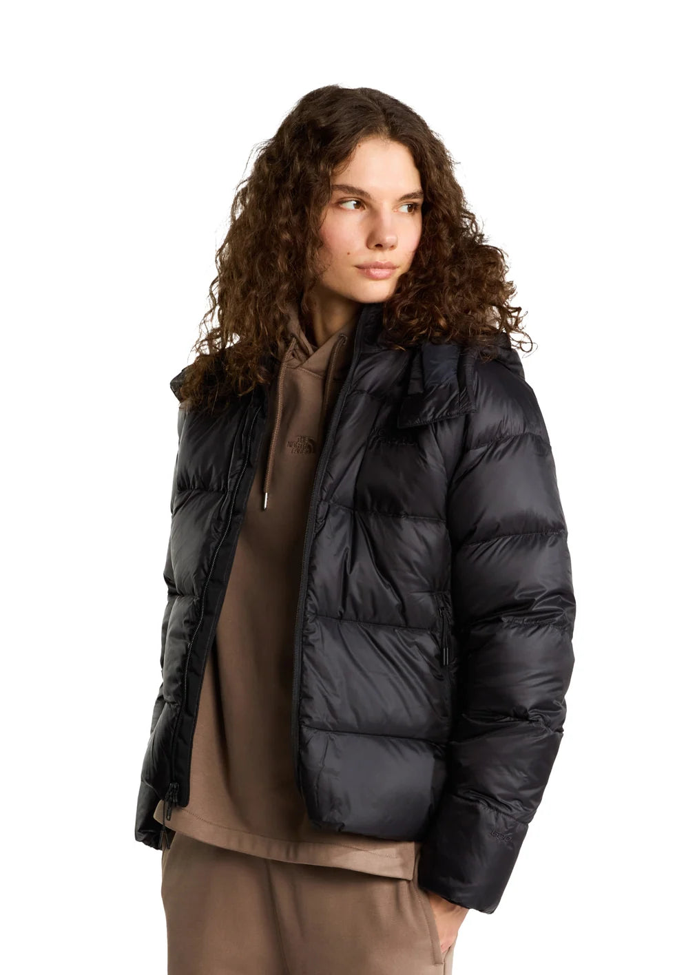 The North Face Hydrenalite™ City Down Hooded Jacket – Piumino Donna con Cappuccio Rimovibile