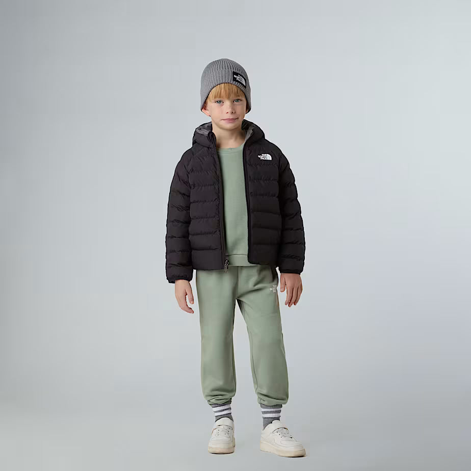 THE NORTH FACE Kids' Perrito Reversible Jacket - TNF BLACK- SMOKED PEARL